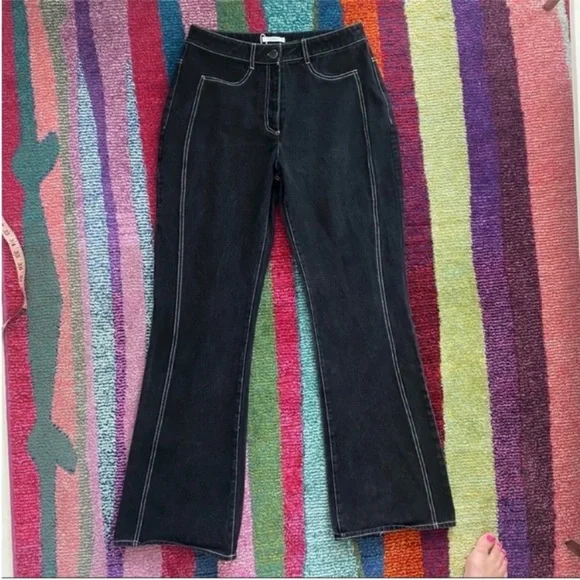 Charcoal Clothing Lucid Dreams Black Jeans Size 6 - Picture 4 of 6